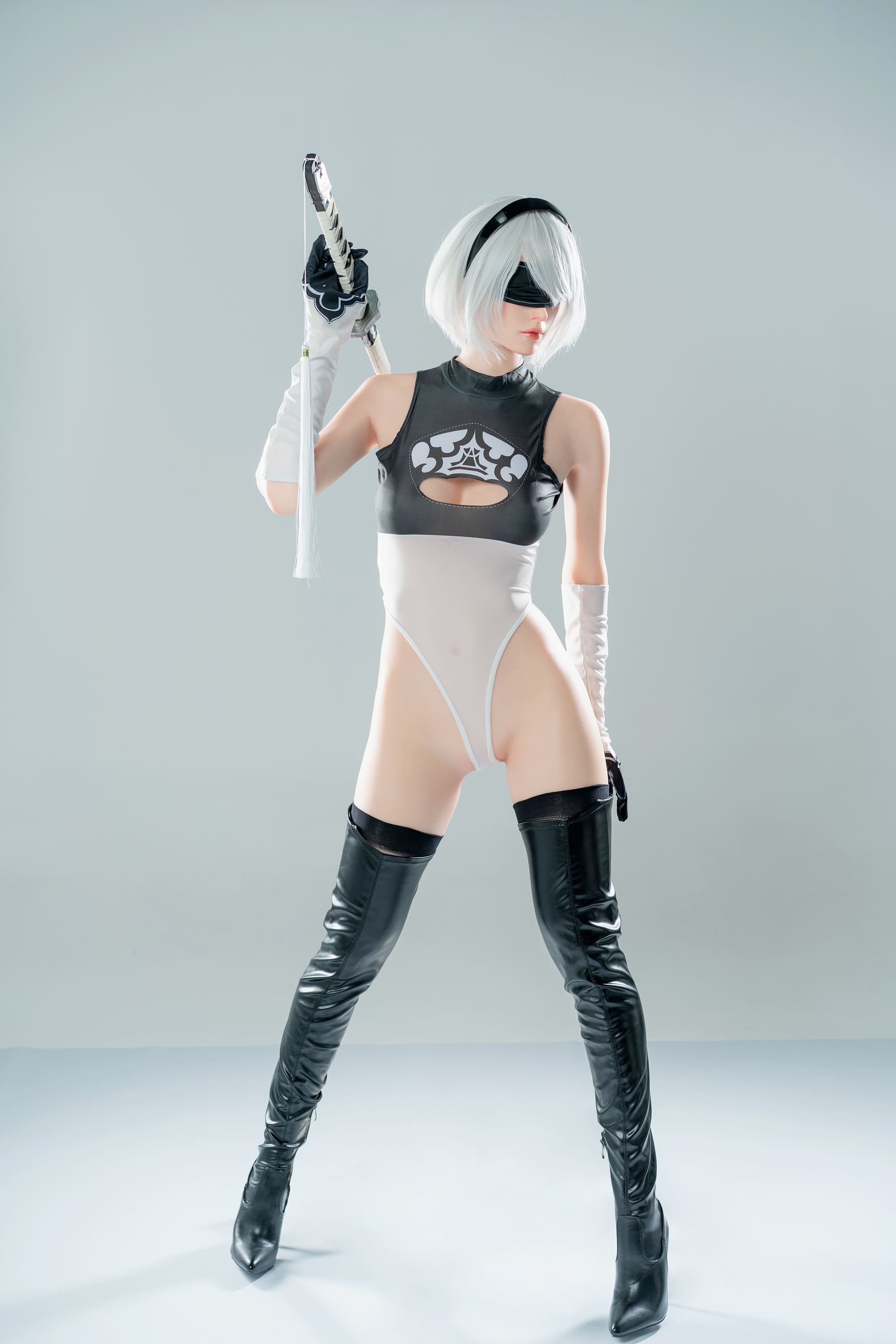 Zelex Silicone Sex Doll 170cm - Nakina Ninja Inspired Outfit with sword