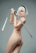 Zelex Silicone Sex Doll 170cm - Nakina Ninja Inspired Outfit naked with sword