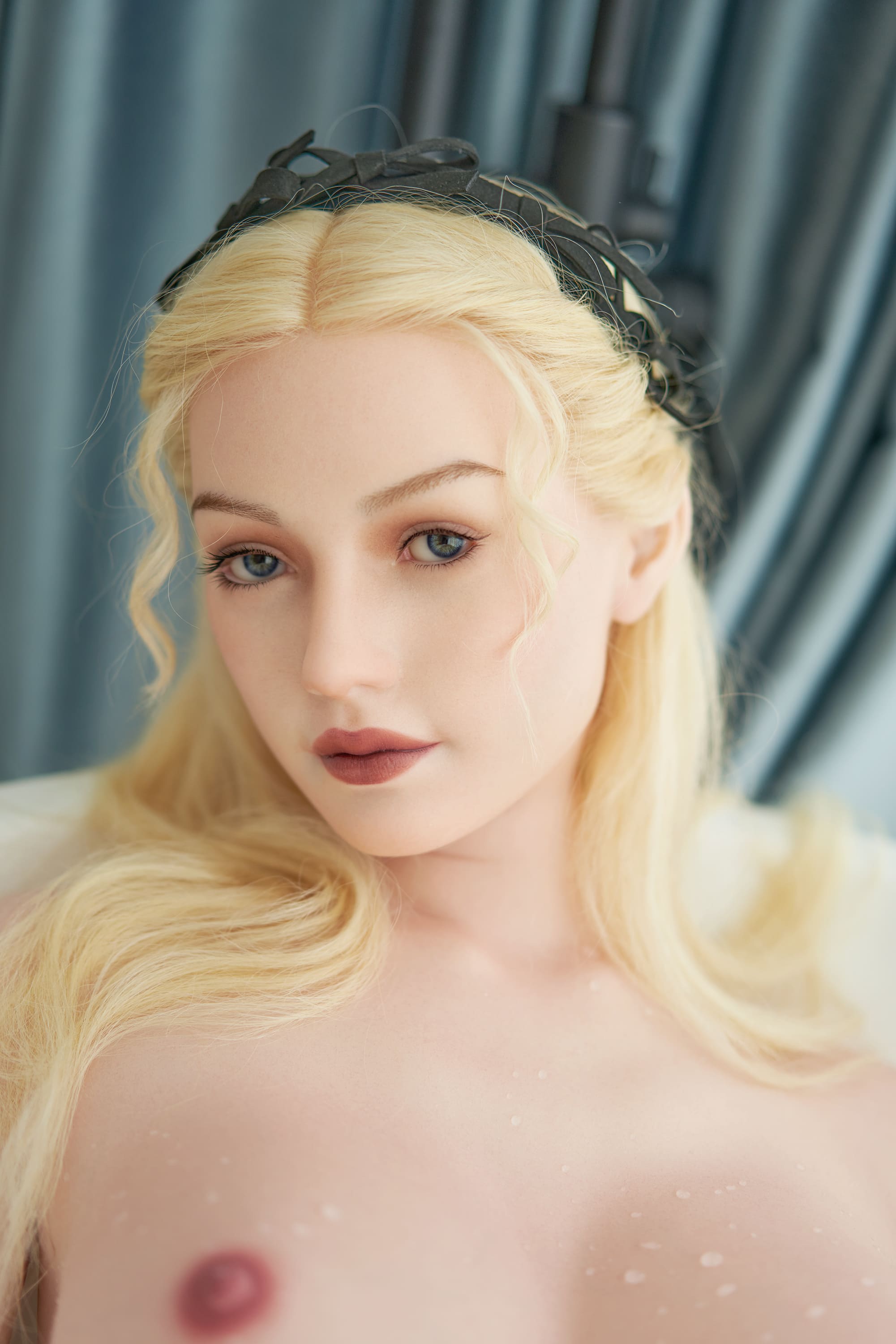 Zelex Silicone Sex Doll 170cm - Beautiful Blonde Doll Oriana  in bath