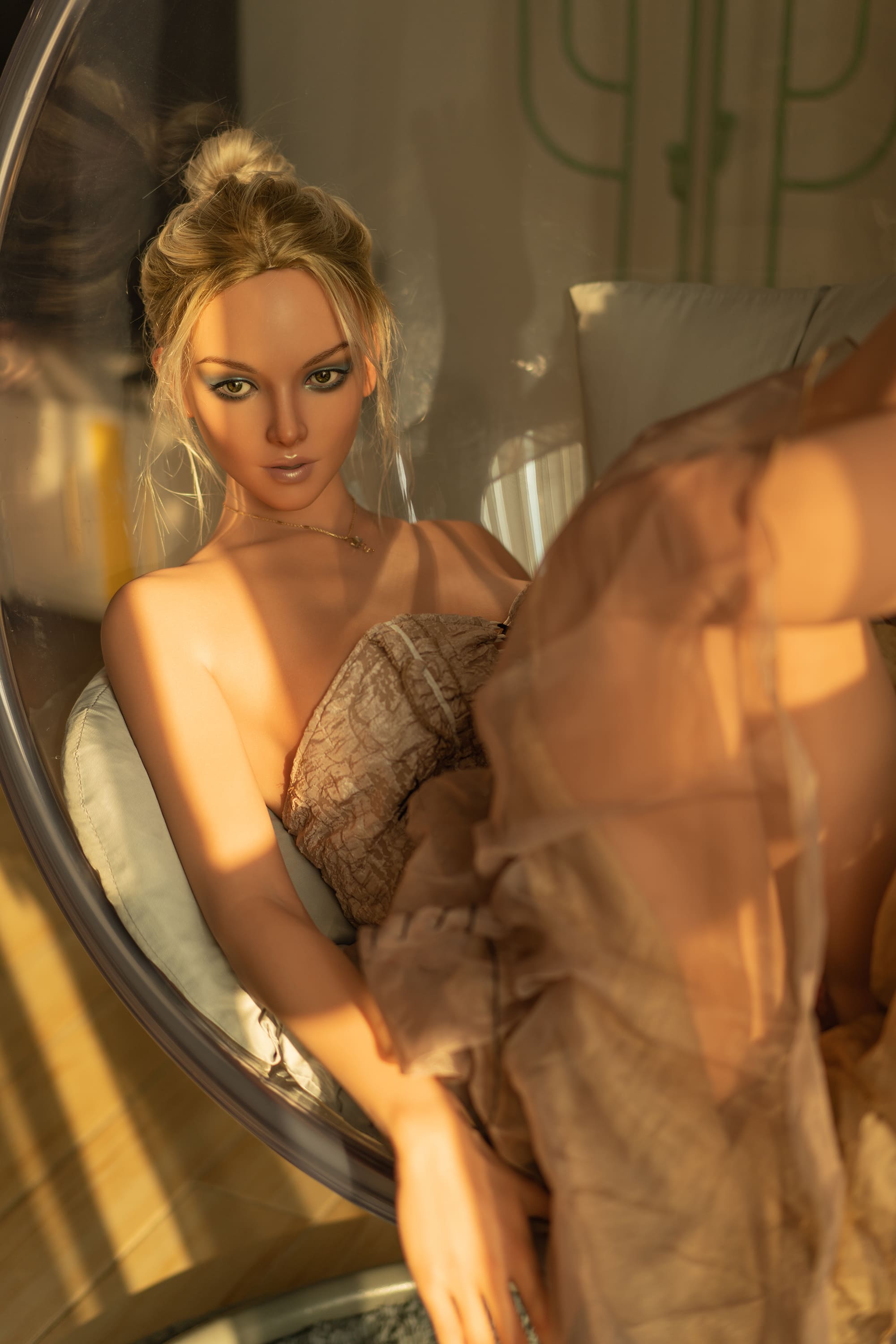 Zelex beautiful realistic silicone sex doll 