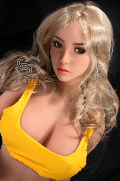 Blonde TPE sex doll F Cup breasts 
