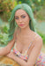 Zelex Silicone C Cup Sex Doll  Vivien with Beautiful Green Hair